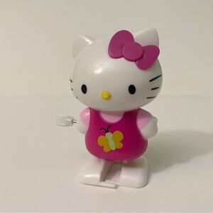 Sanrio Hello Kitty Wind-Up Walking Toy Pink Butterfly Dress